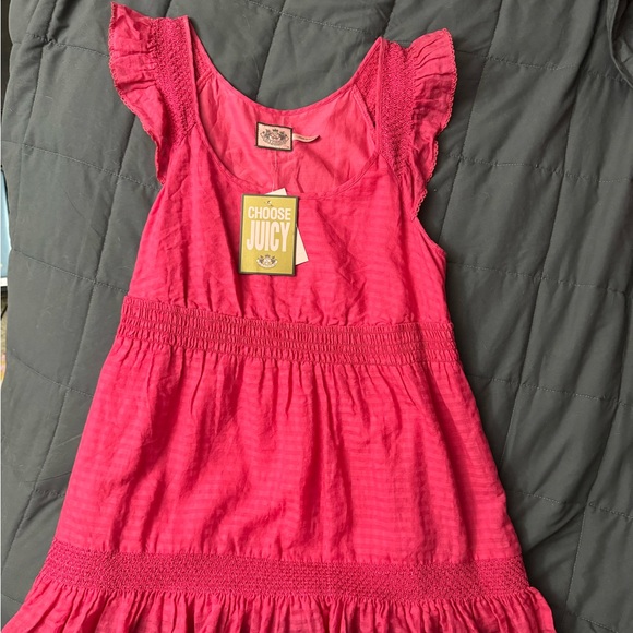 Pink juicy couture smocked waist top - Picture 3 of 12